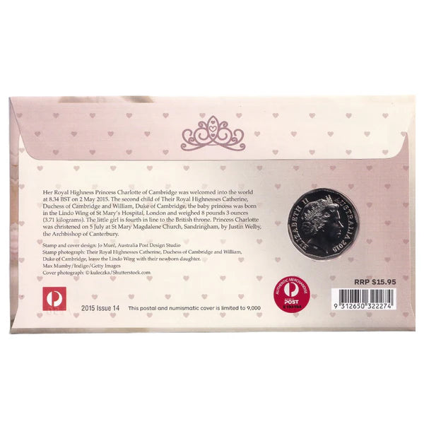 2015 Welcome Princess Charlotte of Cambridge 50 Cent PNC