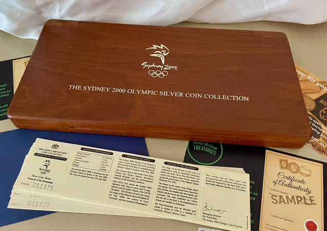 Sydney Olympics 2000 – $5 Silver Proof 16 Coin Collection