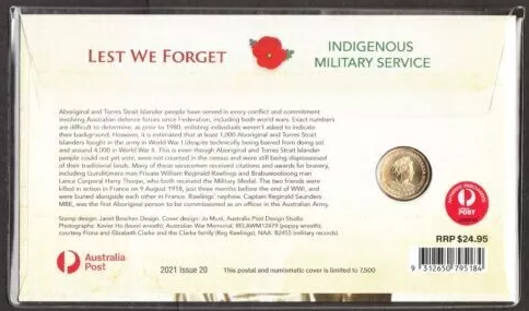 The Lest We Forget – Indigenous Military Service