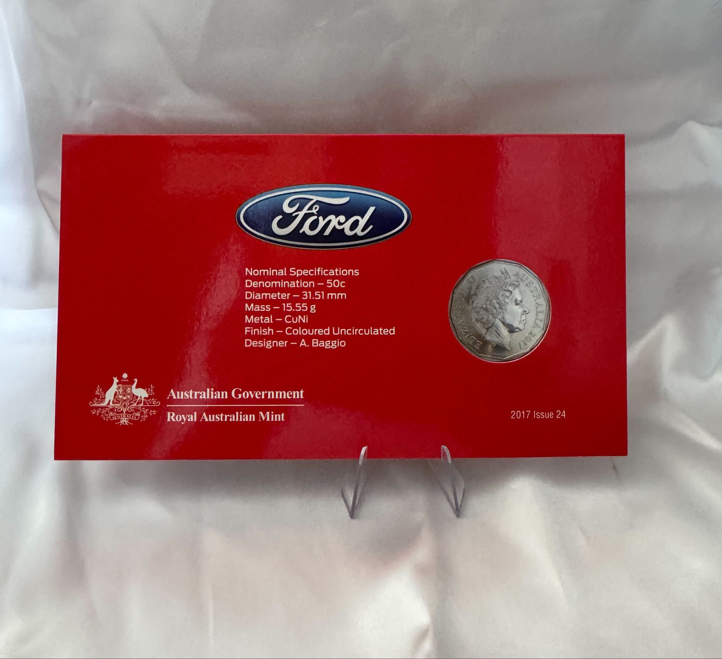 50c Australian Mint Coin 1971 XY Falcon GTHO Phase III | RAM 2017