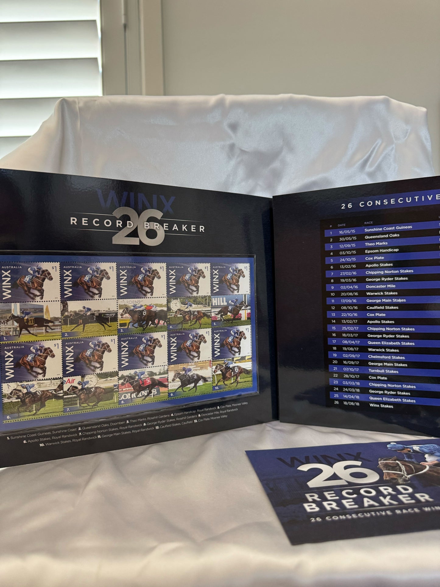 WINX 26 Record Breaker – 26 Consecutive Race Wins Medallion Bundle Pack