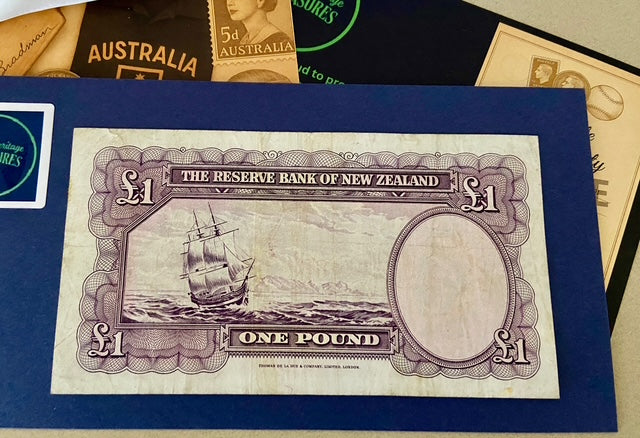 New Zealand Reserve Bank 1 Pound Note (1960-67)