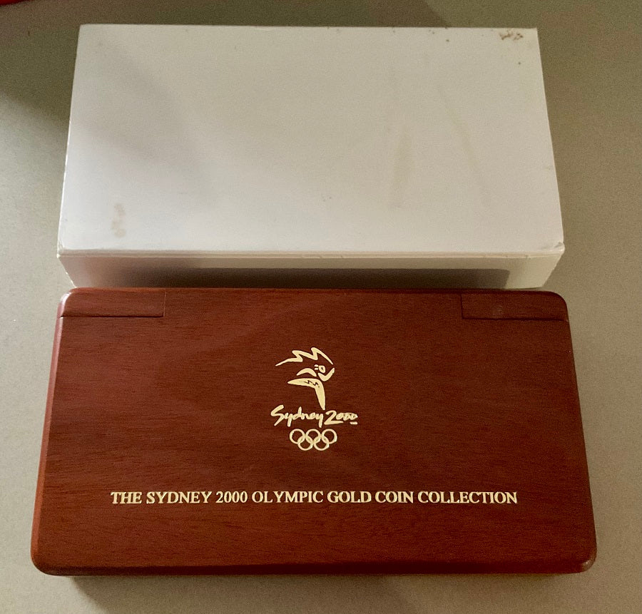 2000 Sydney Olympic Gold Proof Collection – Complete 8 $100 Coin Set