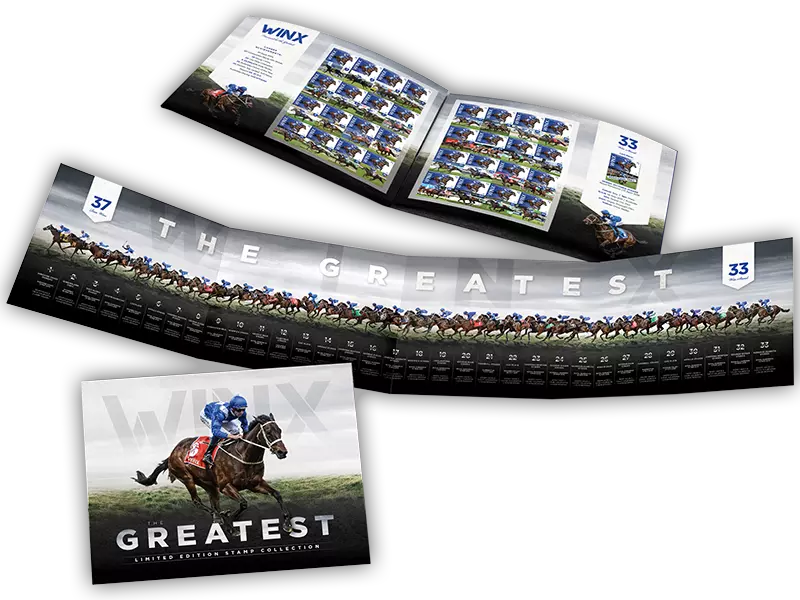 WINX – 33 Race Win Streak Memorabilia Bundle - Winning Day TAB Ticket Rare