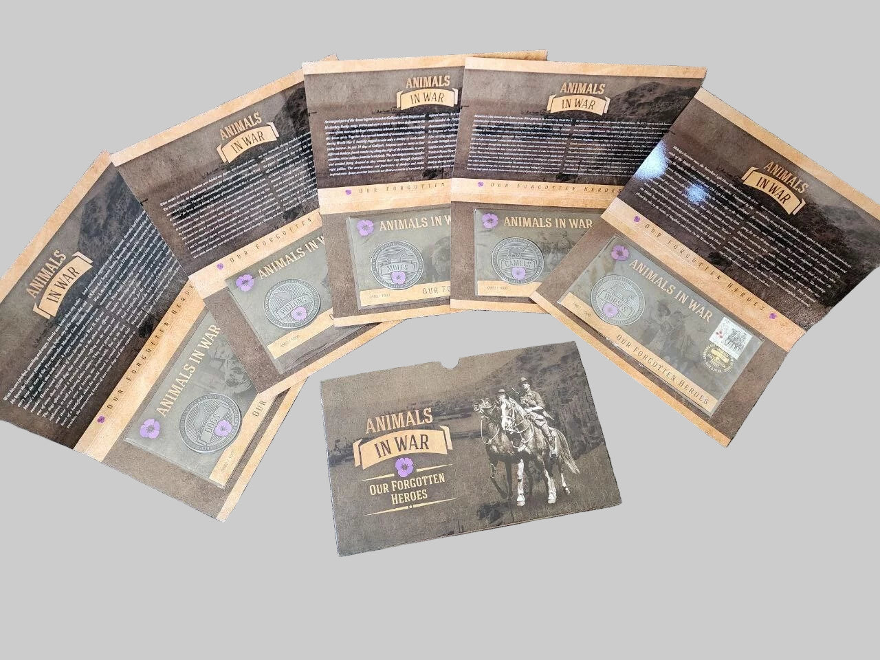 Animals in War – Our Forgotten Heroes 2015 5 Medallion Set