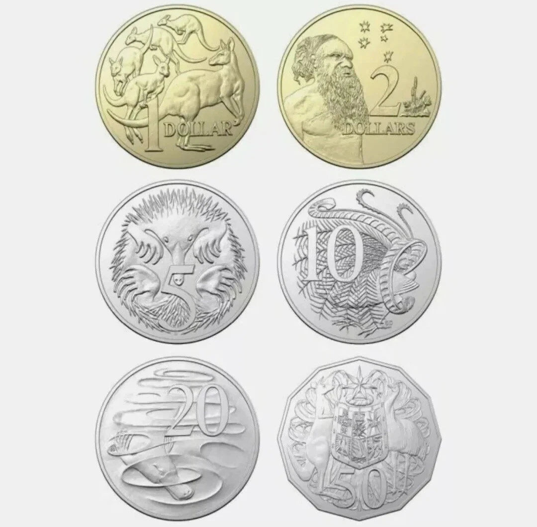 2019 QE11 Effigies Over Time Uncirculated 6-Coin Set