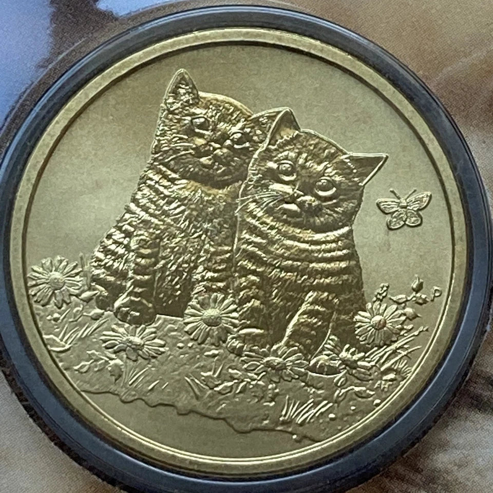 2015 Cats PNC with $1 Coin by Perth Mint