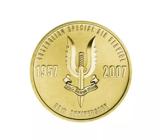 Australian SAS, 50th Anniversary 2007 Stamp & $1 Coin Cover!