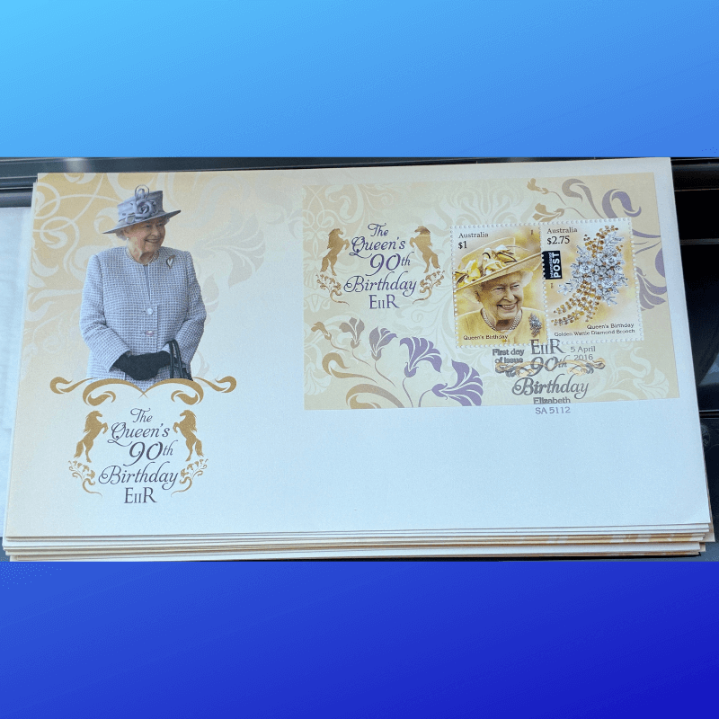 Queen Elizabeth II 90th Birthday Commemorative Envelope – Elizabeth, SA Issue