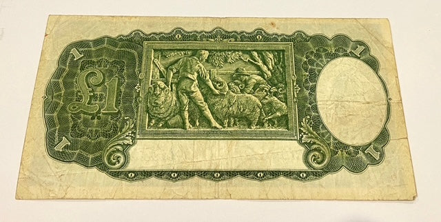 1942 Australian One Pound (£1) Banknote – Wartime Issue Post Free