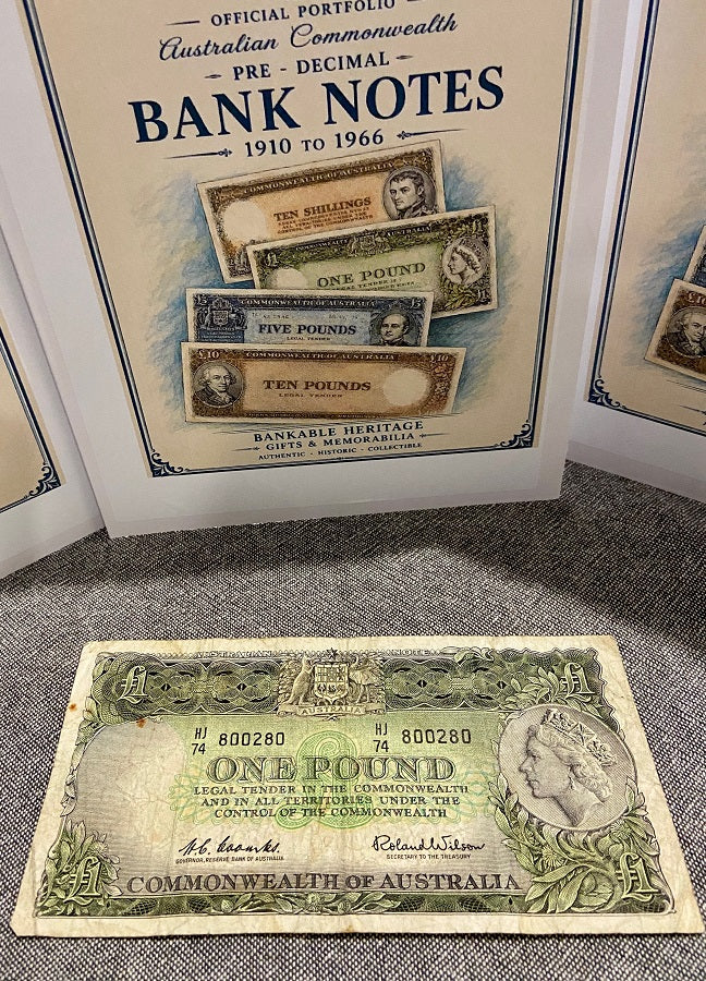 Commonwealth of Australian One Pound Banknote – 1953 Crowning a New Queen