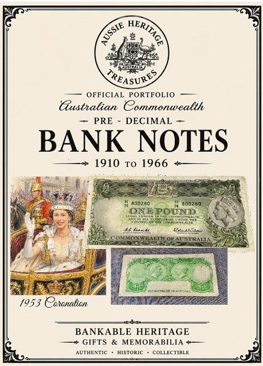 Commonwealth of Australian One Pound Banknote – 1953 Crowning a New Queen