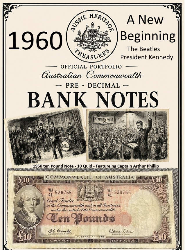 Commonwealth Of Australia Ten Pound Note - 1960 Heritage Legal Tender