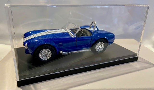 1965 Shelby Cobra Scale 1:36 Zinc Alloy Blue Vintage Replica Car