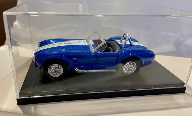 1965 Shelby Cobra Scale 1:36 Zinc Alloy Blue Vintage Replica Car