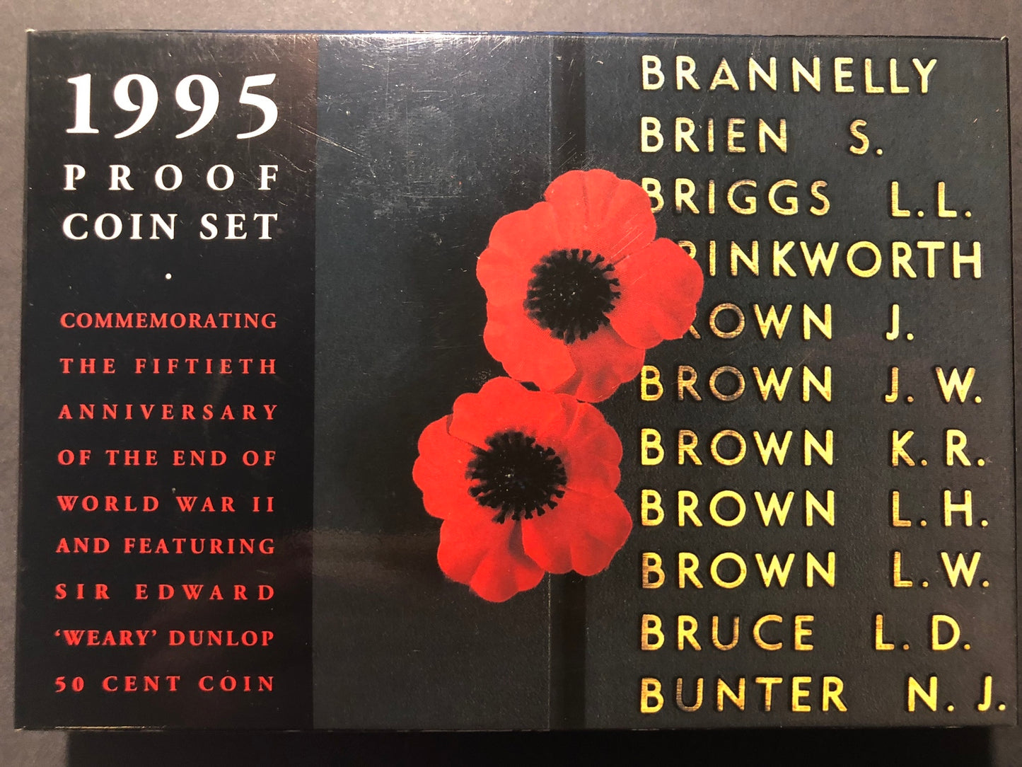 1995 Proof Coin Set – 50th Anniversary of the End of World War II