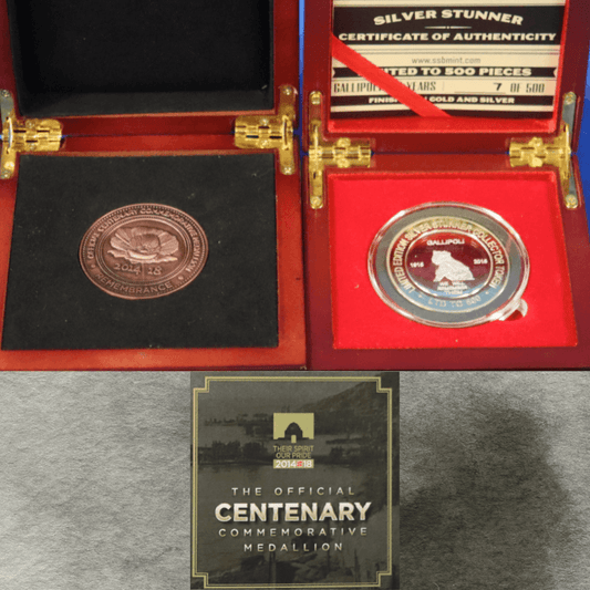 WWI & Gallipoli Medals – 2 Box
