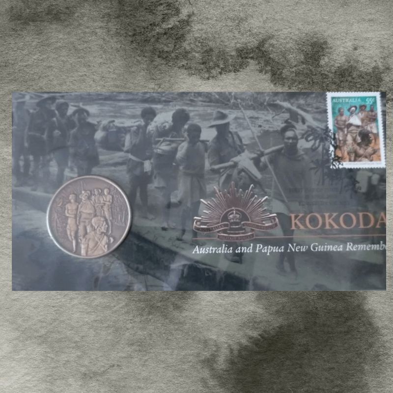 2010 Australia Post Kokoda "Anzac – Their Spirit, Our Pride" Medallion PNC – Limited Edition
