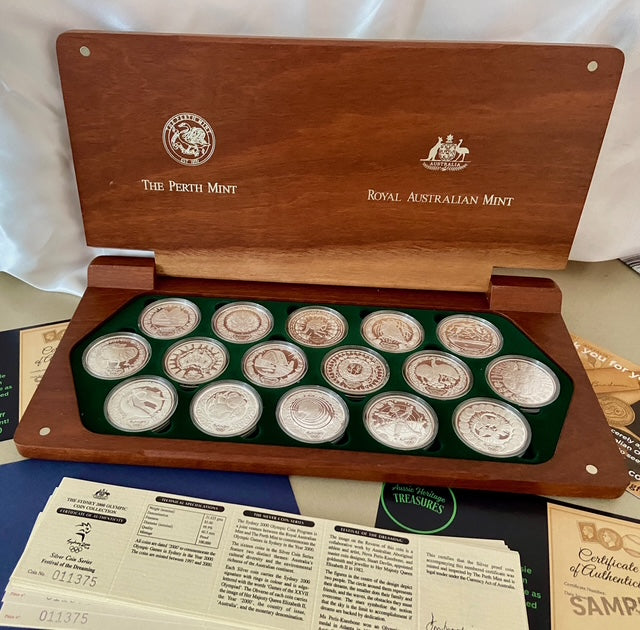 Sydney Olympics 2000 – $5 Silver Proof 16 Coin Collection