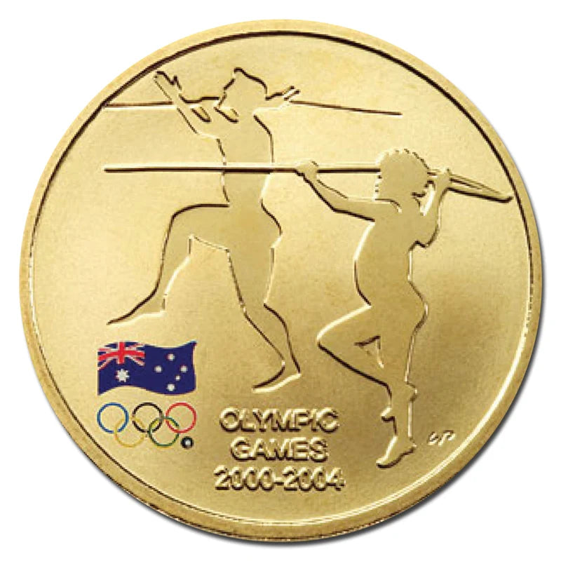 2004 $5 UNC Coin “The Journey Continues – Sydney to Athens” Free Post All Australia