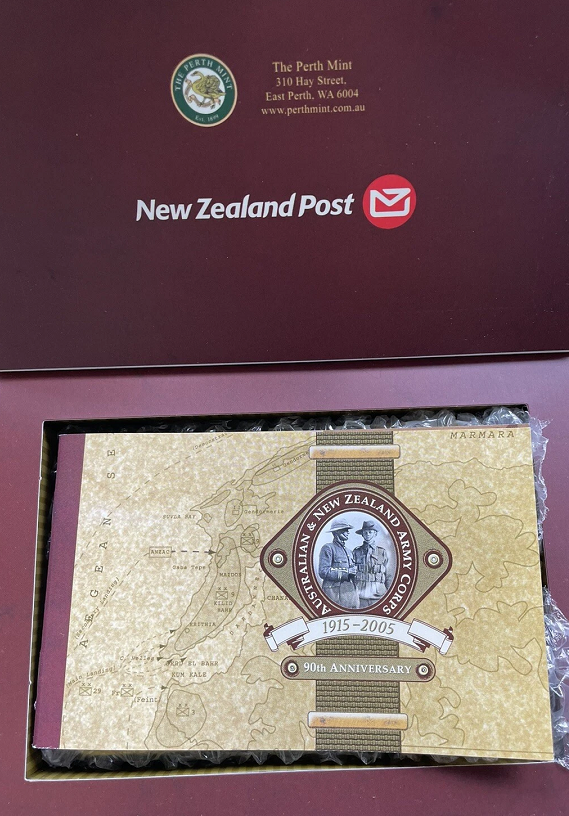 Australian & New Zealand Army Corps - 2005 1oz Silver Two coin Set ANZAC