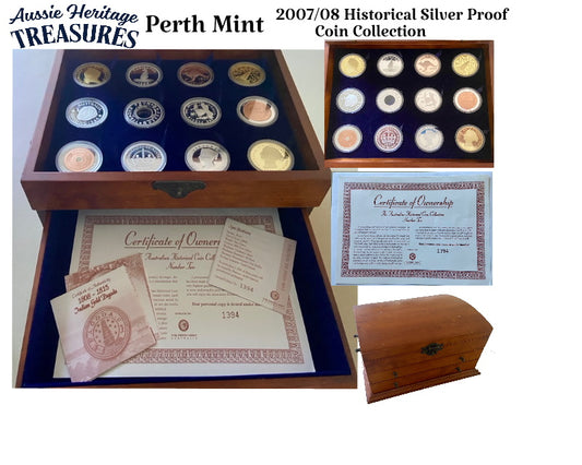 The Australian Historical Coin Collection Complete Part 2, Perth Mint - 12 Coins