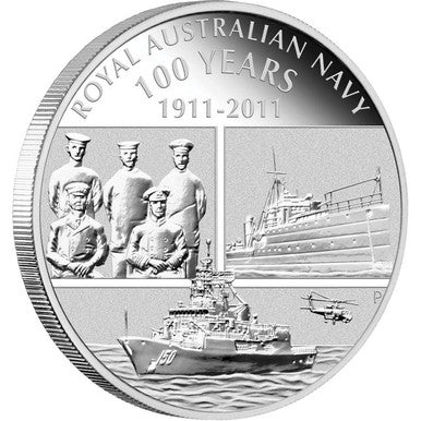 Perth Mint 2011 Silver Proof $1 Coin & Badge 1911-2011