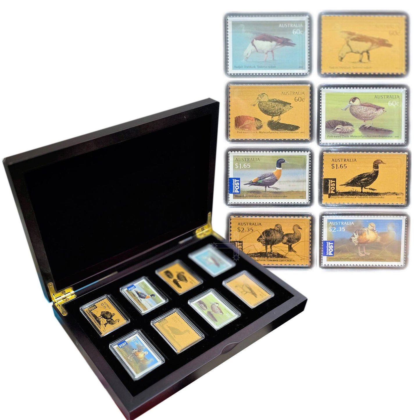 2009 Australia Songbirds Collection – 9ct Gold-Foil Stamps Free Post (Limited Edition)