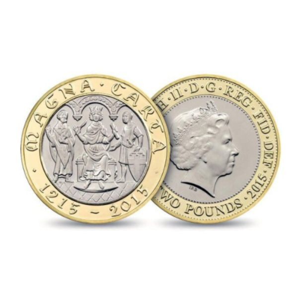 800th Anniversary Of Magna Carta PNC UK 2 Pound Coin - Limited 2500