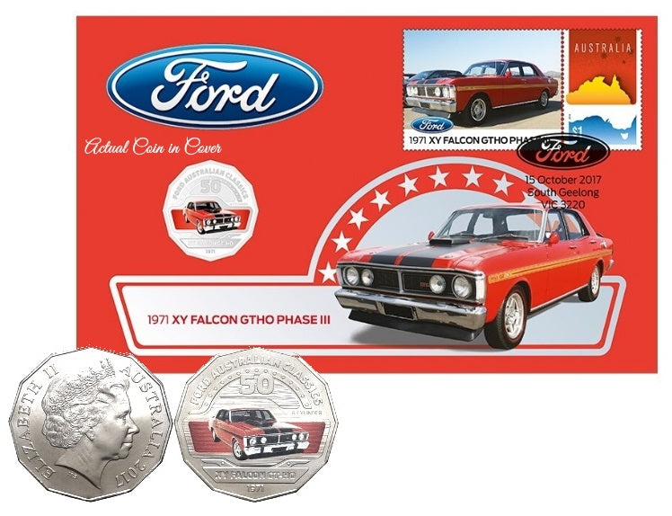 2017 50c Mint Coin Featuring 1971 XY Falcon GTHO Phase III - Men's Gift