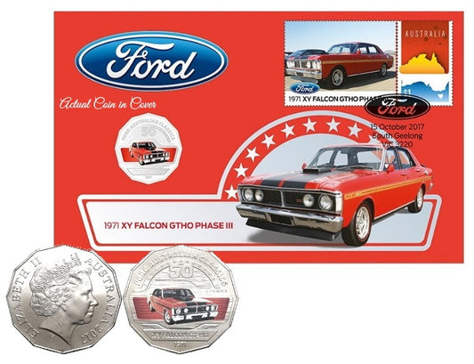 2017 50c Mint Coin Featuring 1971 XY Falcon GTHO Phase III - Men's Gift
