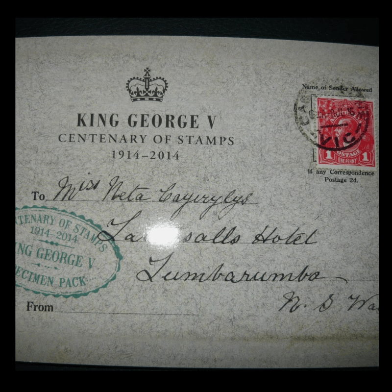 King George V Centenary of Stamps 1914–2014 Heritage Stamps - 50 x 70c