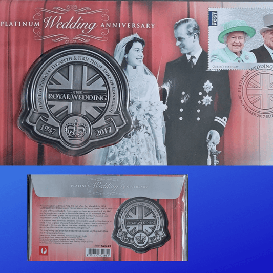 2017 Royal Wedding Platinum Anniversary (70) Aust Post 1st Day Cover