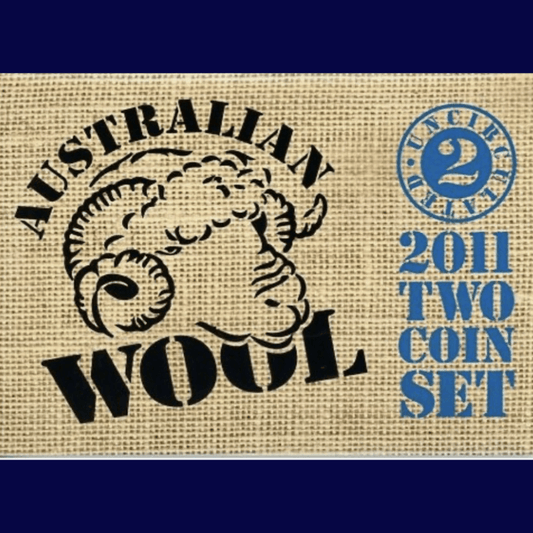 2011 Australian Wool Uncirculated Two Coin Set