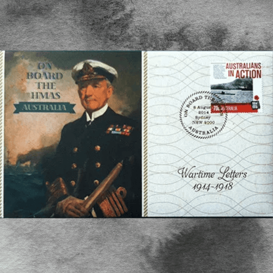 2014 Prestige FDC - On Board the HMAS Australia