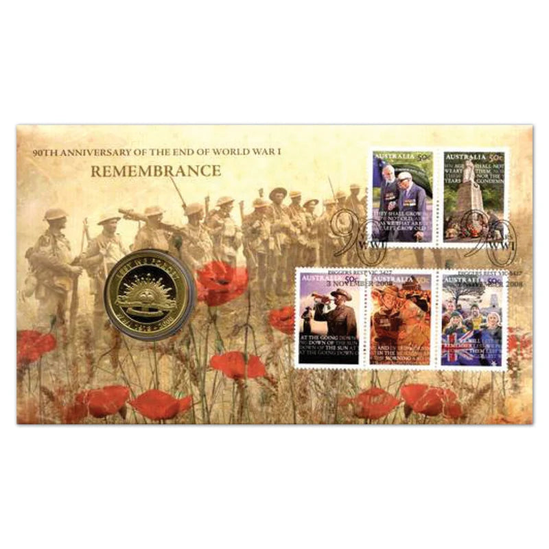 2008 $1 End of World War I - Remembrance PNC