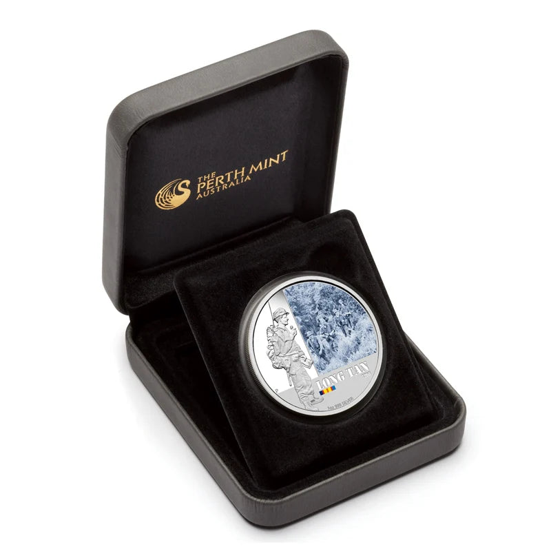 2012 Famous Battles in Australian History – Long Tan 1oz Silver Proof Dollar Coin
