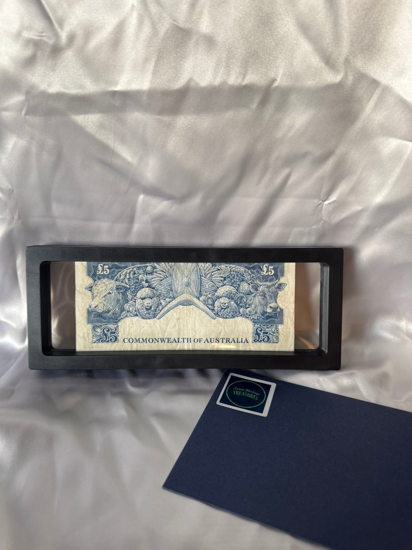 1960 Australian Five Pound Banknote – Coombs & Roland (R50) – Extremely Fine