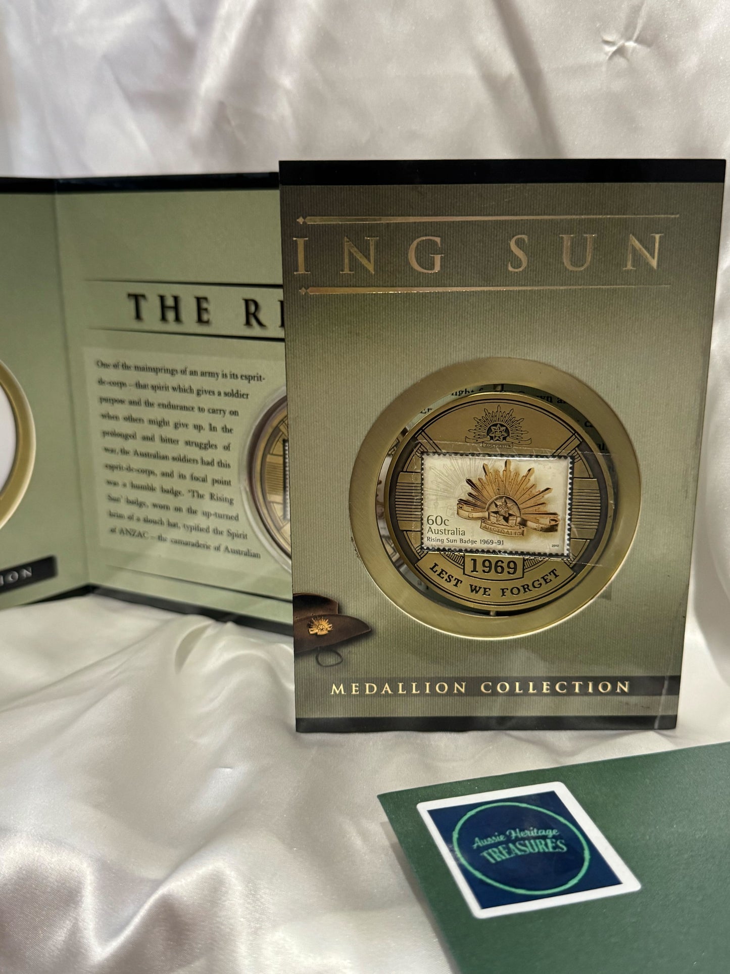 2012 Australian Army “The Rising Sun” Limited Edition Stamp & Medallion Set