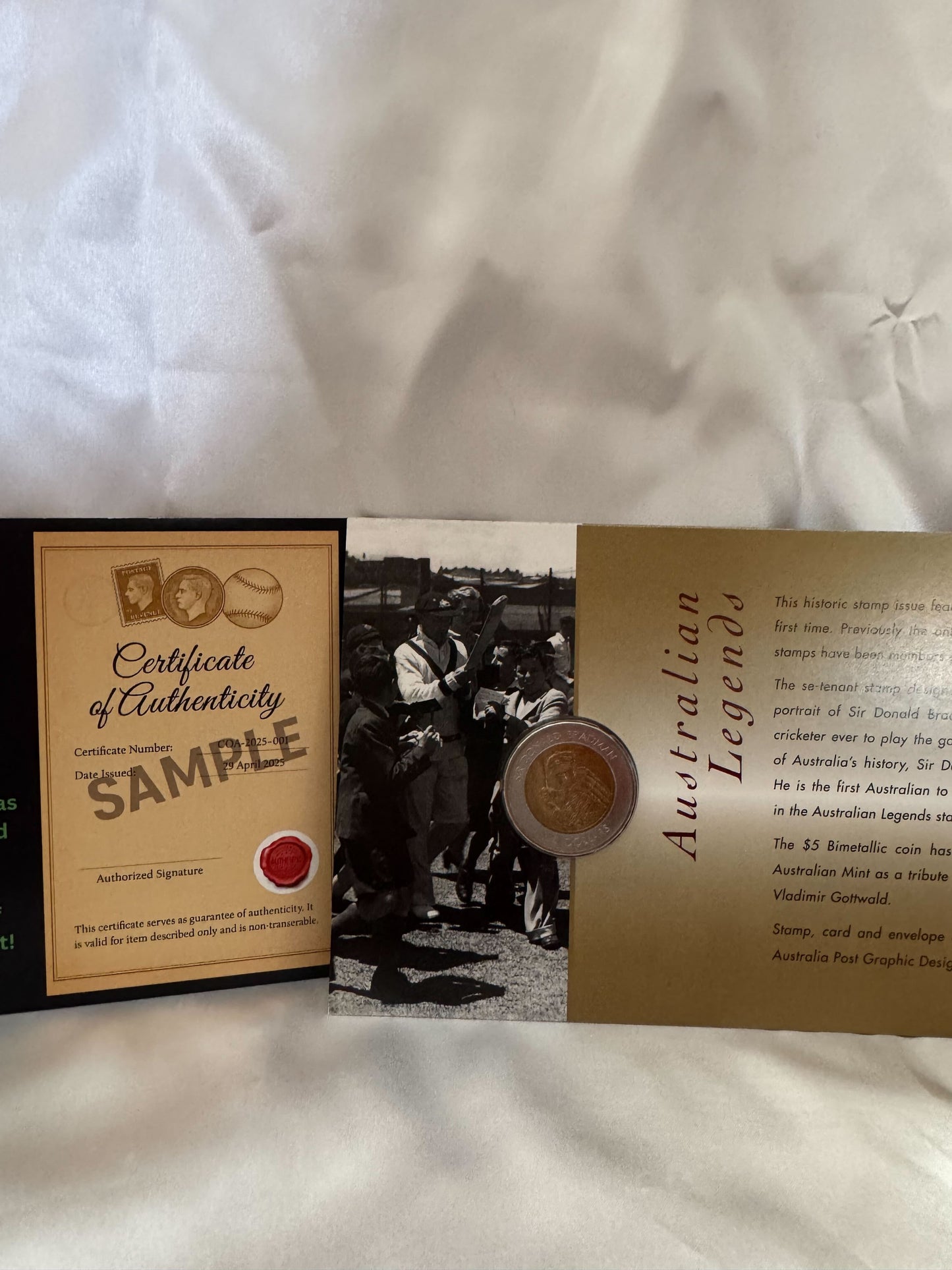 1997 Australian Legends – Sir Donald Bradman $5 Coin | Royal Australian Mint