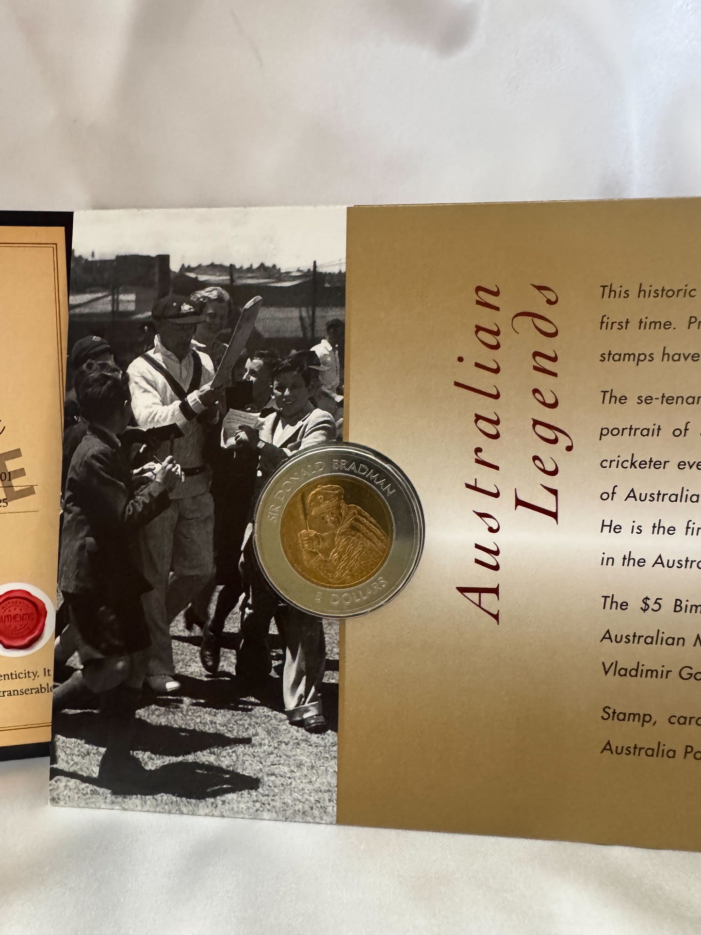 1997 Australian Legends – Sir Donald Bradman $5 Coin | Royal Australian Mint