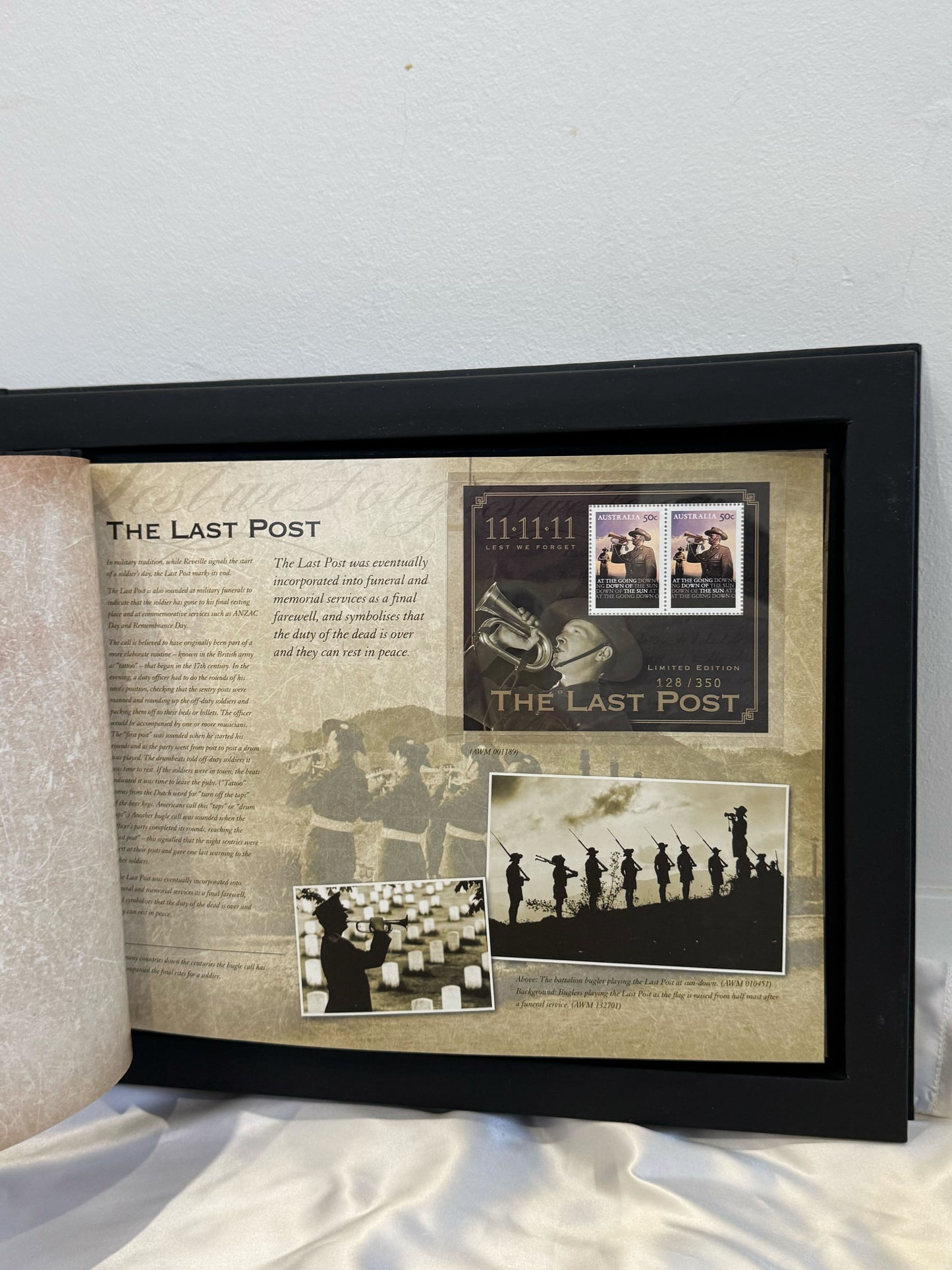 Australia Post 11.11.11 ANZAC Remembrance Day Presentation Folder – Limited Edition 128/350