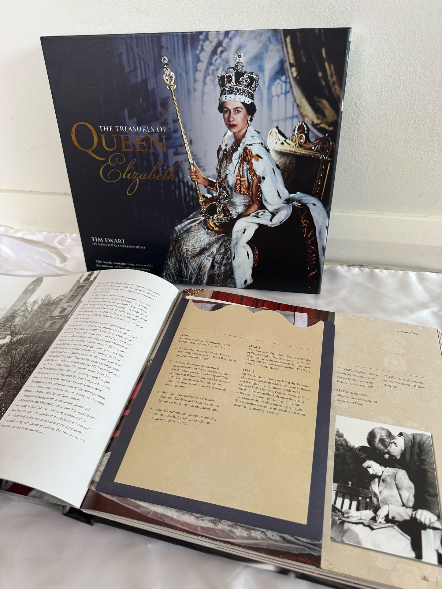 The Treasures of Queen Elizabeth – Tim Ewart Royal History Collectible Book