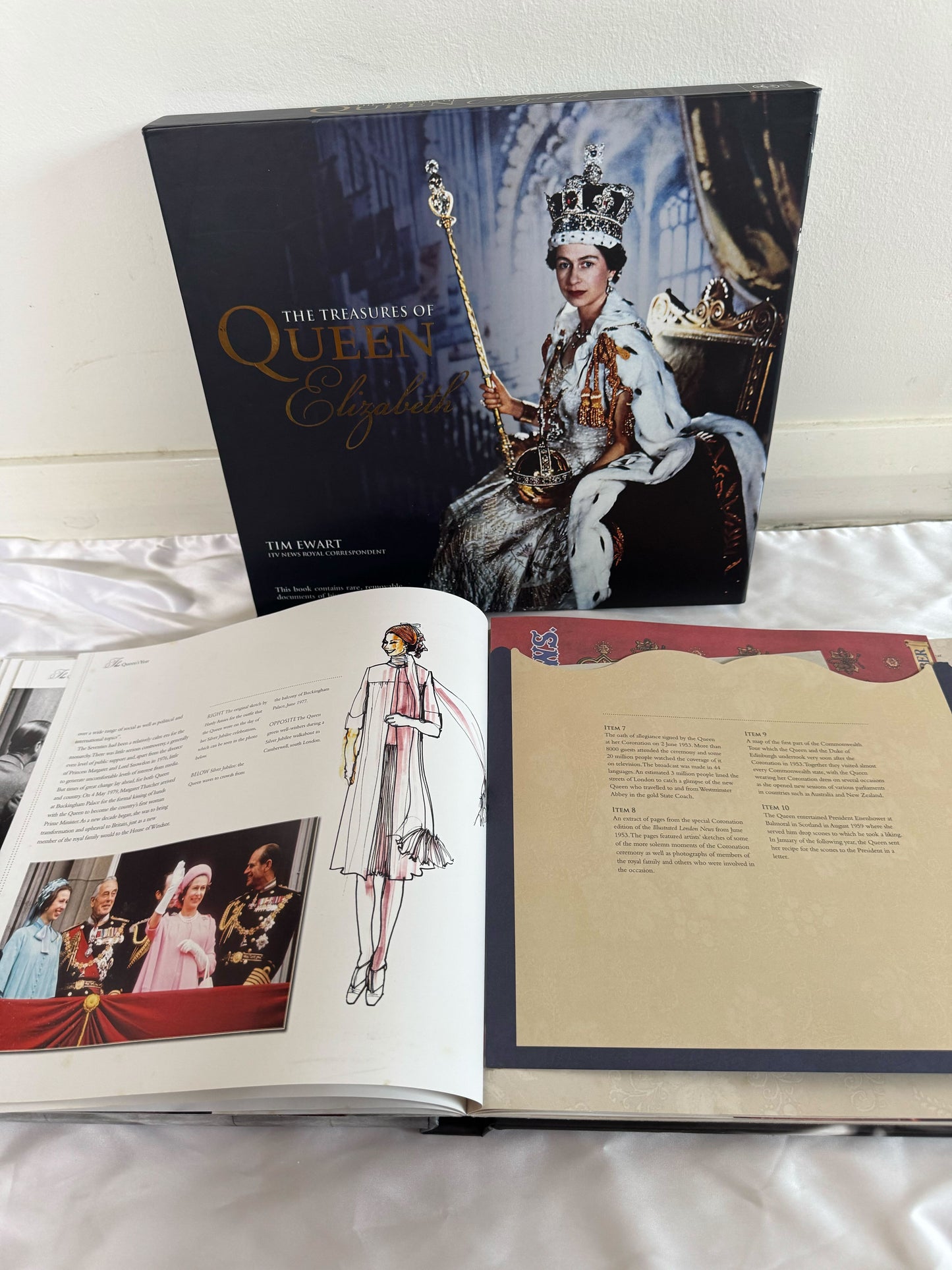 The Treasures of Queen Elizabeth – Tim Ewart Royal History Collectible Book