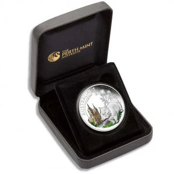2010 Celebrate Australia – South Australia Wombat 1oz Silver Proof Coin RARE