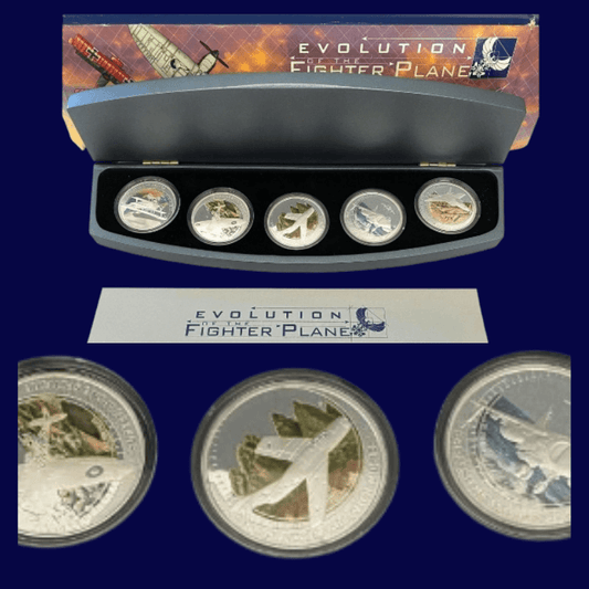 2005 Evolution of Fighter Planes Coin Collection