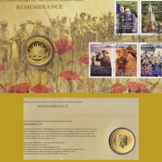 Australia Remembrance 90th Anniversary of the End of WWI