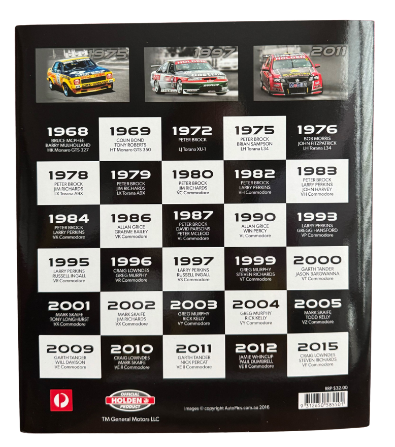 Celebrating Holden 1968-2015, 30 Holden Bathurst Victories 30 $1 stamps