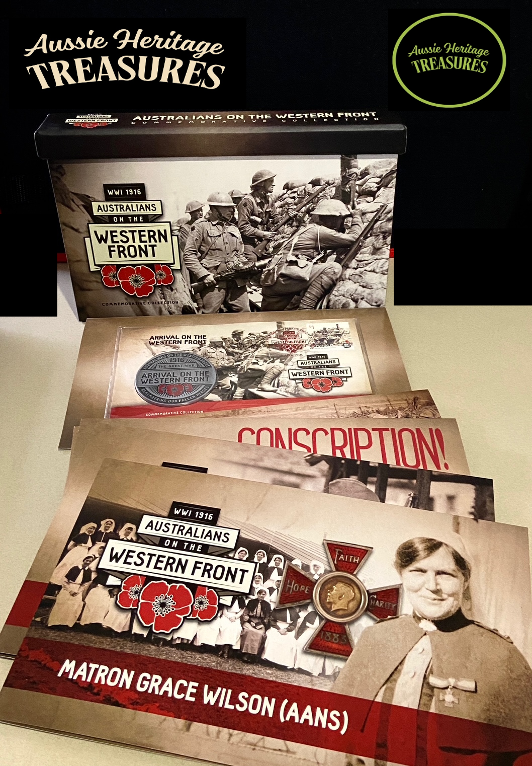 WW1 Western Front 5 Medallion Commemorative Collection – Limited Edition
