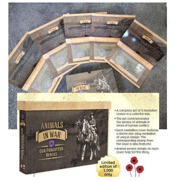 Animals in War – Our Forgotten Heroes 2015 5 Medallion Set